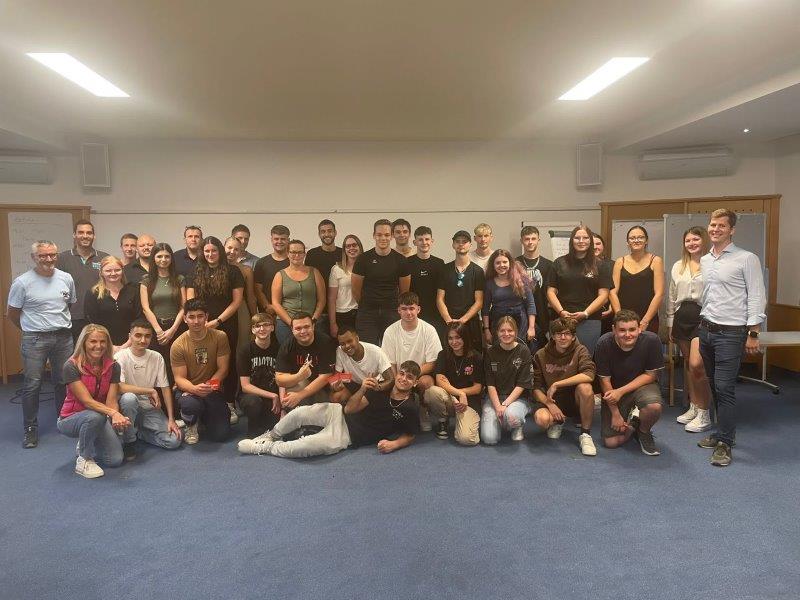 Lehrlingscamp 2023 Weyland Gruppenfoto