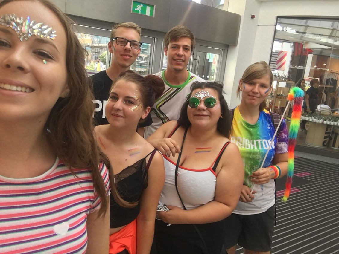 Gruppenfoto Auslandssemester Brighton