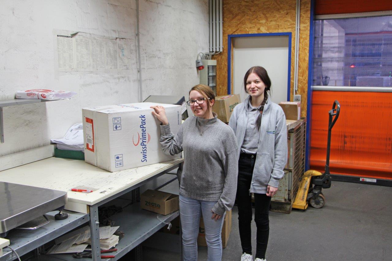 Paketdienst Schnuppern