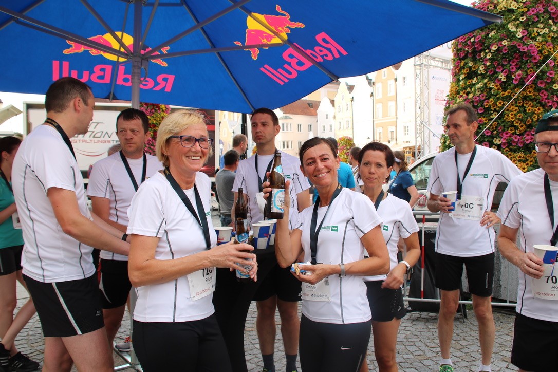 Businesslauf 2019 Pause danach