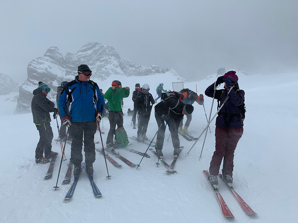 Skitour Dachstein 2019 Gruppe